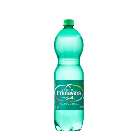 FUENTE PRIMAVERA AGUA C/GAS 6x1,5 LTR.