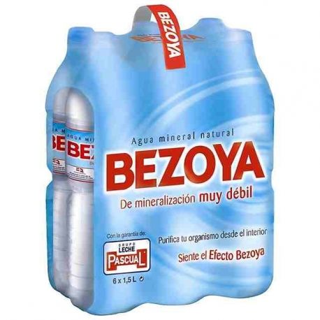 BEZOYA AGUA SIN GAS PLÁST. 6x1,5 LTR.