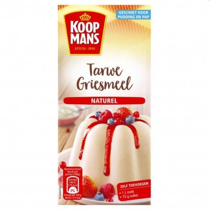 KOOPMANS TARWEGRIESMEEL NATUREL 500 GR.